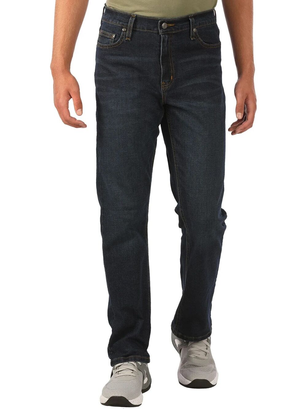 J McLaughlin mens Dark Denim Navy Joshua Straight Leg Jeans size 42 x 32